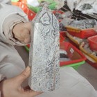 10.5LB 3Pcs A Set Of Natural Quartz Crystal Jasper Point Tower Polished Healing — photo 9