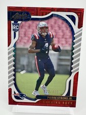 2022 Panini Absolute #141 Pierre Strong Jr RC Red Squares /499 Patriots Card