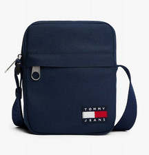 Tommy Jeans AM0AM13710 Reporter Essential Repeat Logo Cross Body Bag NAVY