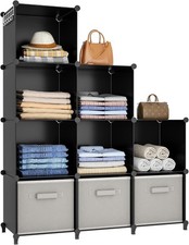 Closet Organizers Storage 9 Cube Storage Organizer Portable Closet Organizer