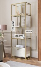 Metal and Glass Shelving Display Unit...Next