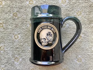 zero foxtrot lack fear not beer mug sunset hill stoneware like death wish coffee