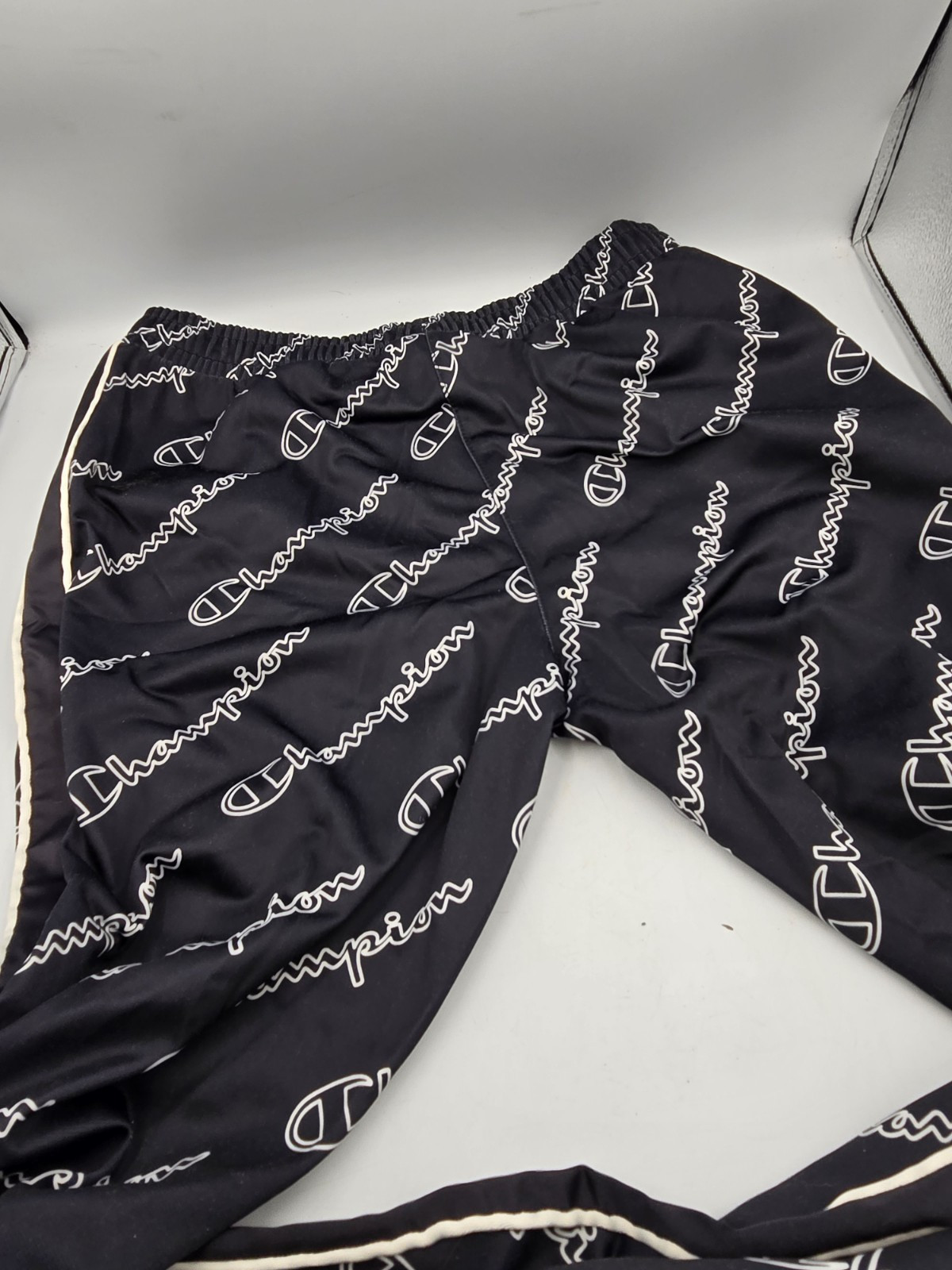 Champion Athletic Drawstring Pants Pattern Black … - image 12