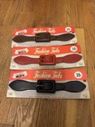Bac-A-Brand Fashion Tabs Covered Buckles Vintage 3: Red Brown & Black  - SET — photo 2