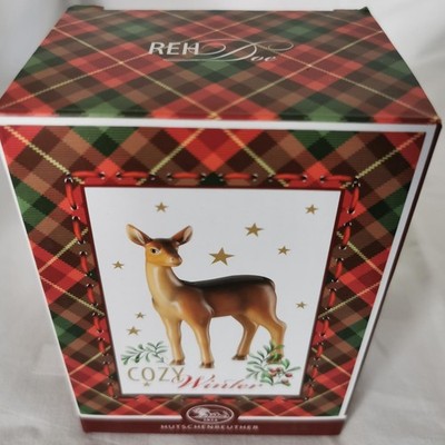 Hutschenreuther Cozy Winter Reh Doe Capriolo Ree van Porselein Figur OVP