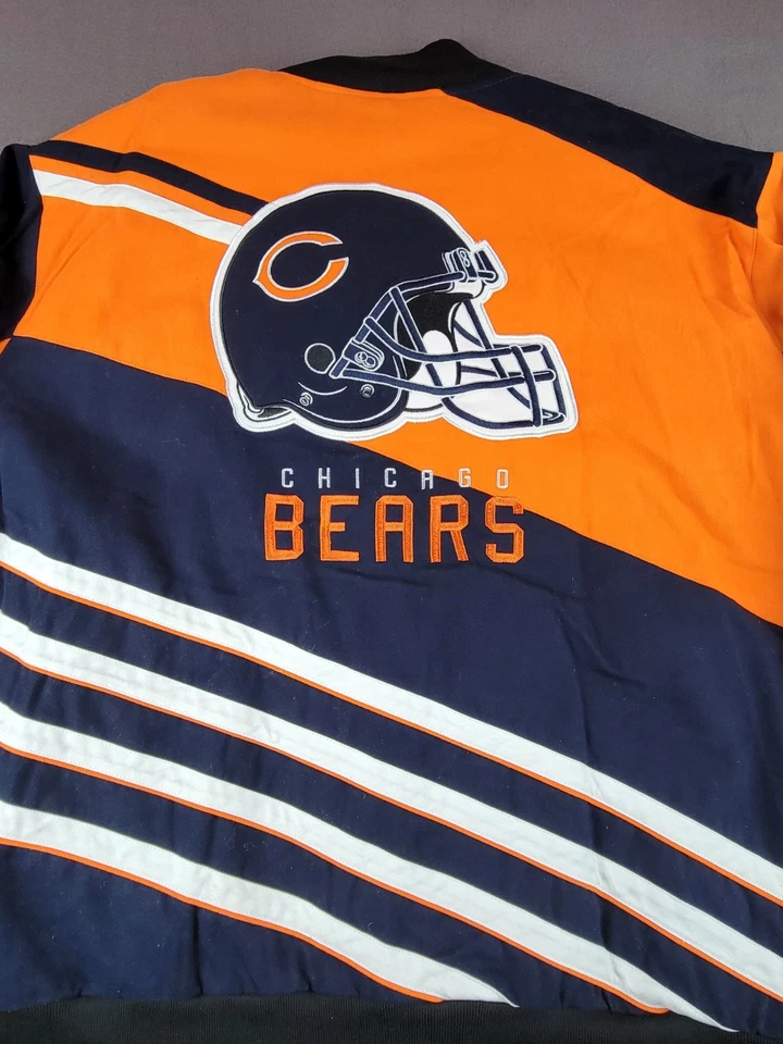 Chaqueta aislante naranja/azul 5XL de los Chicago Bears del equipo de la NFL Foto 4 de 4