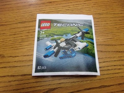 New 2026 Lego Technic 30736 White Seaplane Paperbag Set