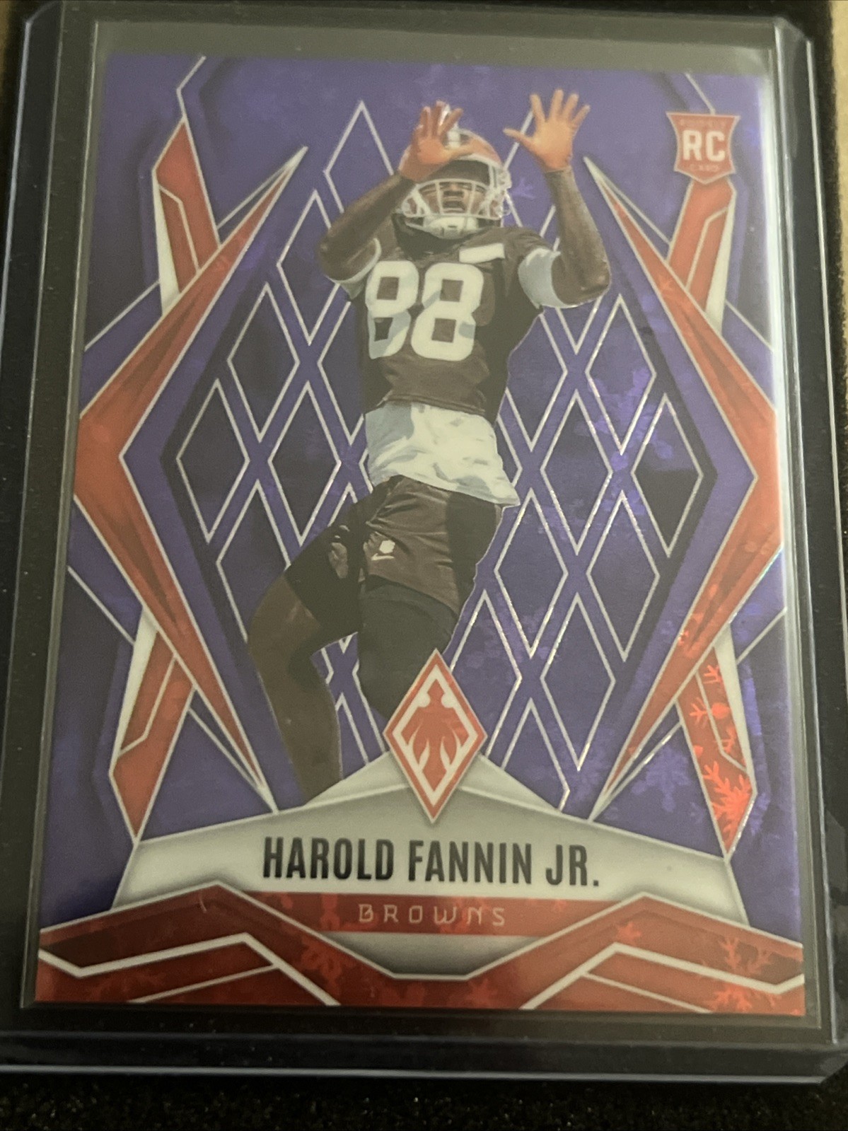 2025 Panini Phoenix - Purple Winter Prizm #217 Harold Fannin Jr. /249
