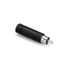 Hosa GPR-104 Adaptor, 1/4 in TS Female to RCA Male Adapter