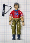 1985 GI JOE BAZOOKA v1 Hasbro ARAH Vintage Figure Nice Shape