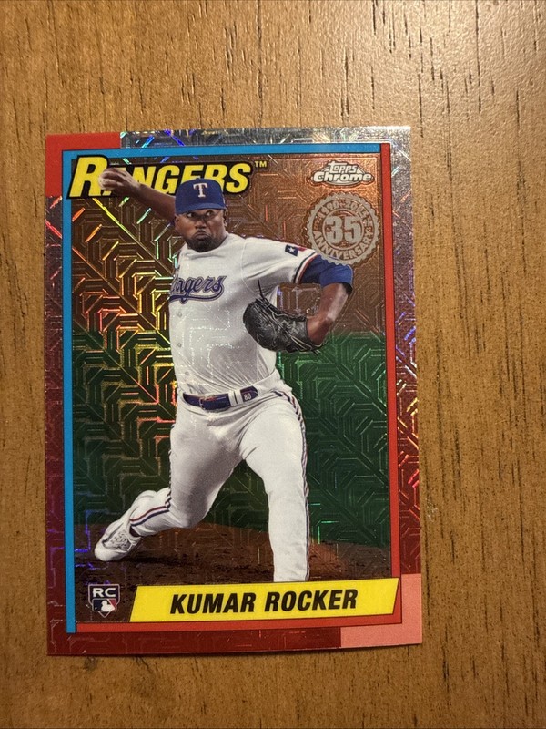 2025 Topps Series 2 KUMAR ROCKER (RC) Mojo Silver Pack Chrome Hobby Exclusive 