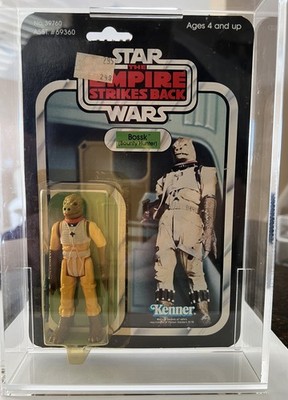 Vintage Kenner Star Wars ESB Bossk Figure Card 41 Back MOC Carded & Sealed