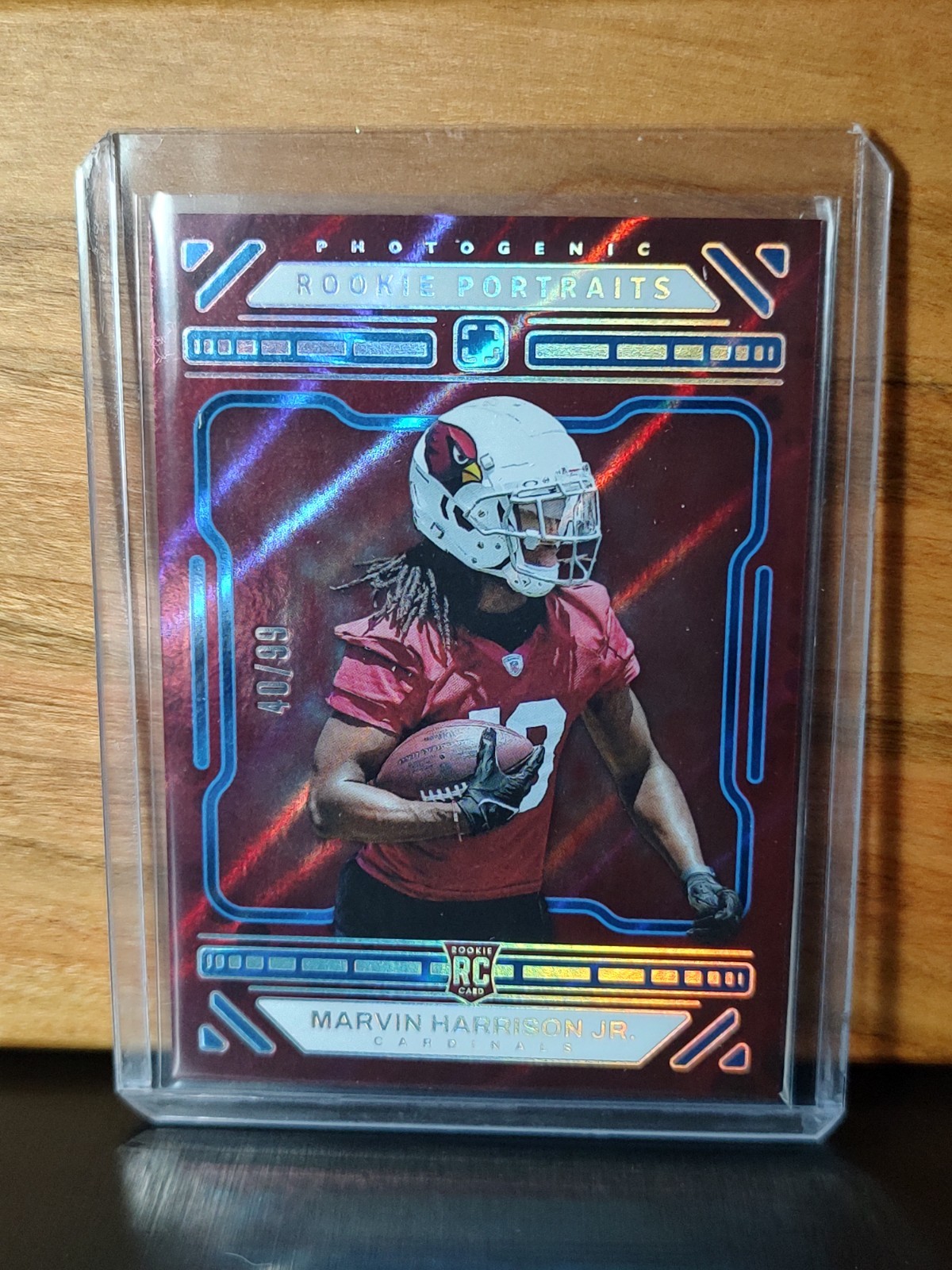 2024 Panini Photogenic - Rookie Portrait Marvin Harrison Jr. #199 Blue /99 (RC)