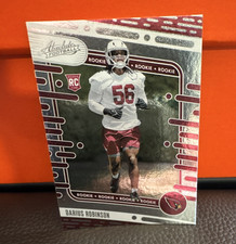 Panini 2024 Absolute Darius Robinson Arizona Cardinals #127 Rookie Card. rookie card picture