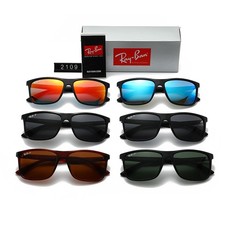 Unisex Ray-Ban RB2109 Sunglasses Multicolor Frame Multicolor Polarized Lens 47mm