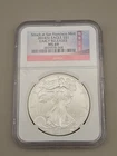 2014(S) Silver Eagle NGC MS 69 Struck at San Francisco Mint Golden Gate Bridge