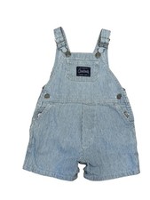 Vintage 90s Carters Toddler Hickory Striped Denim Short Overall 100 Cotton 24M