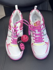 ACACIA Unisex 31-285 Pickleball Shoes, Pink/White, 9.5 Wide US Women