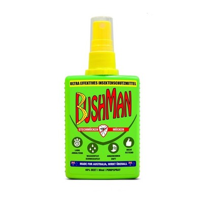 Bushman Anti-Insect Spray 90ml für tropische und europäische Gebiete Stechmücken