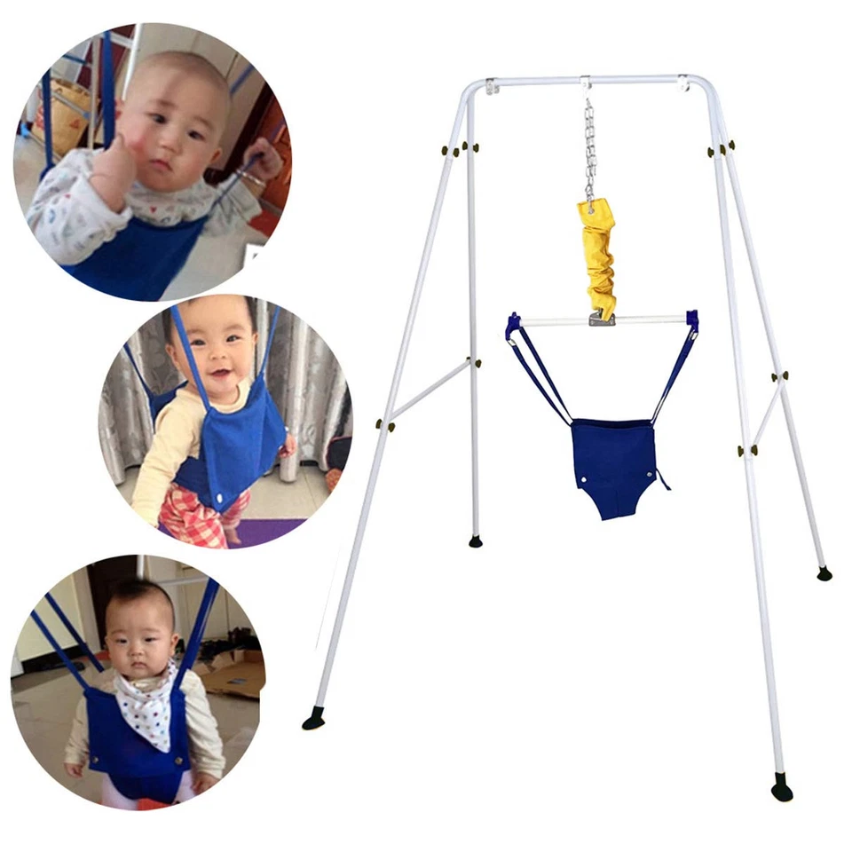 Baby Door Jumper Bouncer Stand Baby Jump Toddler Infant Exercise Activity Swing - Image 4 of 4