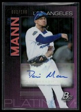 2020 Bowman Platinum #TOP-81 Devin Mann Top Prospect Autographs