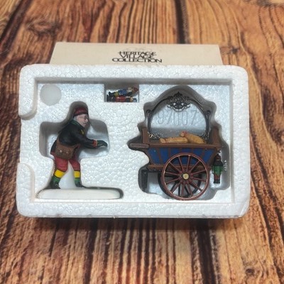 Dept 56 Nutcracker Vendor & Cart Heritage Village Christmas Porcelain Figure