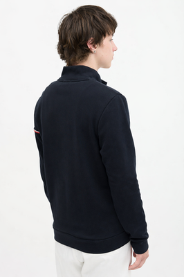 $900 MONCLER Maglia Cardigan men's full zip Track Jacket - Navy