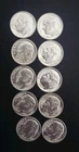 [Lot Of 10] 1955 D Roosevelt Silver Dime  90% Silver 10c