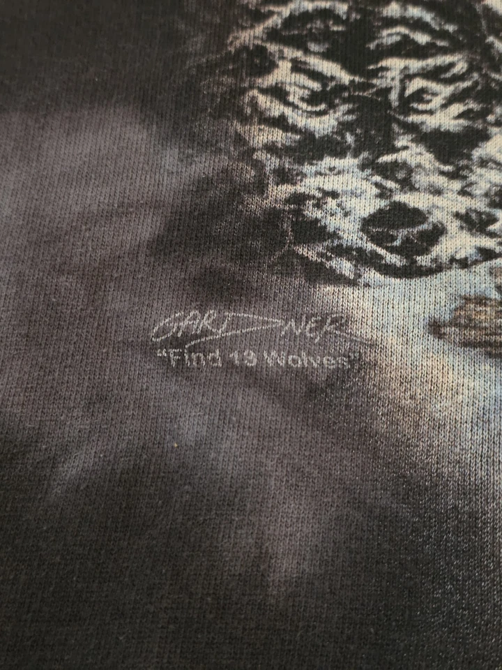 Sudadera con capucha para hombre RARA Thrasher x The Mountain "Find 13 Wolves" XL Foto 3 de 4