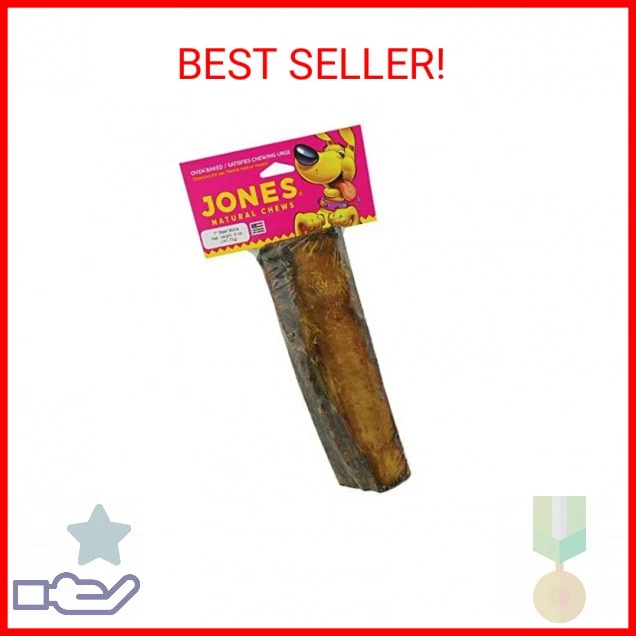 Jones Natural Chews 1 pieza 7" hueso costilla perro (paquete de 2) Foto 2 de 2