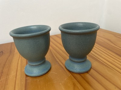 2 VINTAGE LUXOR EIERBECHER - 6,5 CM HOCH - SEHR GUTER ZUSTAND