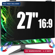 Magnetic Computer Privacy Screen Filter 27 Inch for Frameless Monitor Thin Bezel