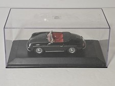 Porsche 356 Speedster 1956 Black Minichamps  1/43 Red Interior! Limited