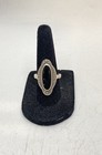 Vintage Art Deco 925 Sterling Silver Black Onyx Marcasite Necklace Ring Set 6.25 — photo 5