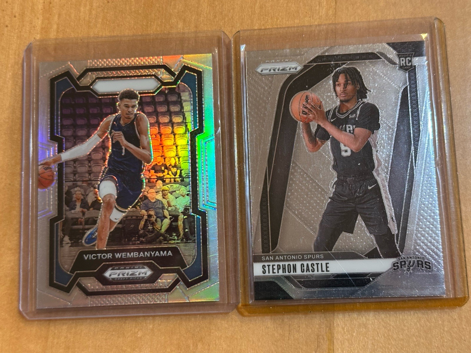 👽 2024 Prizm SILVER DP Victor Wembanyama 99 / 234 Stephon Castle RC Centered🔥