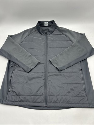 Callaway Quilted Hybrid Golf Jacket Mens XXL 2XL Gray Full Zip