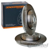 2X Denckermann Bremsscheiben 294Mm Voll Hinten Passend FüR Ford Galaxy Seat Alha