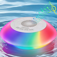 Floating Waterproof Bluetooth Pool Speaker RGB with 8 Dynamic Light Modes
