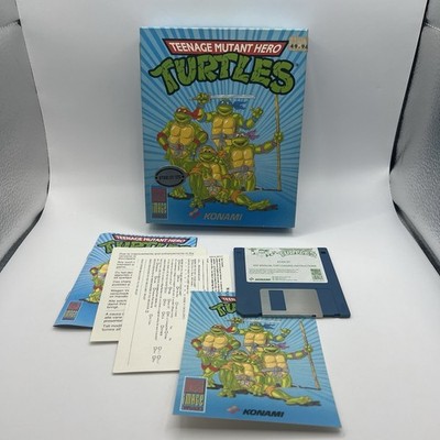 Teenage Mutant Hero (Ninja) Turtles TMNT Atari ST Tested Complete Konami PAL