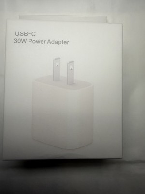 30W USB-C Fast Wall Charger White For USB-C Devices