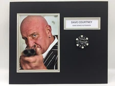 RARE Dave Courtney Signed Photo Display + COA AUTOGRAPH KRAYS MAFIA MOB CRIME