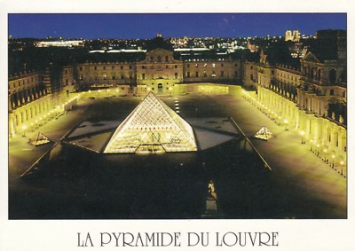 Alte Postkarte - La Pyramide du Louvre