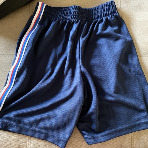 Champion boys basketball shorts blue mesh/side stripe size 7/8 - Picture 2 of 6