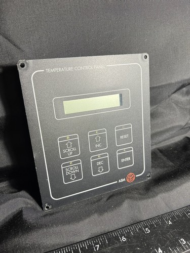 QUALITECH ASM-EUROPE TCP/TCU TEMPERATURE CONTROL PANEL 2600331-01 REV. A
