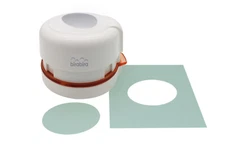 Bira Craft 1 5/8" x 2 5/16" Oval Magnetic Punch Anywhere Everywhere Window Punch