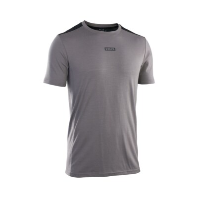 Ion Baselayer Merino Fahrrad Unterhemd kurz shark grau 2023