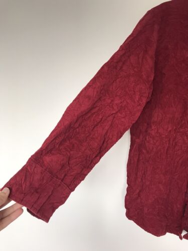 Point Zero Vintage Corduroy Shirt Burgundy Classic Fit 100% Cotton Size XL Mens - Picture 8 of 10