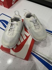 Nike Air Max 2090 Toddler Shoes 7C CU2092‑100 White Boys Athletic Sneakers Used