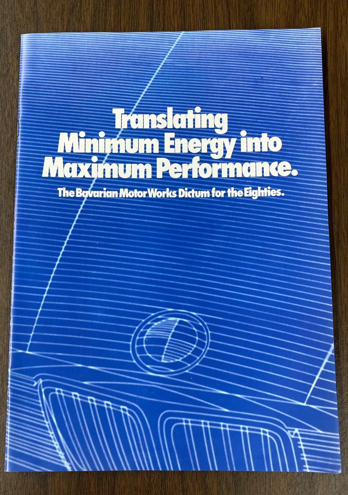 RARE 1981 BMW Bavarian Motor Works Sales Brochure Catalog 14 Pages