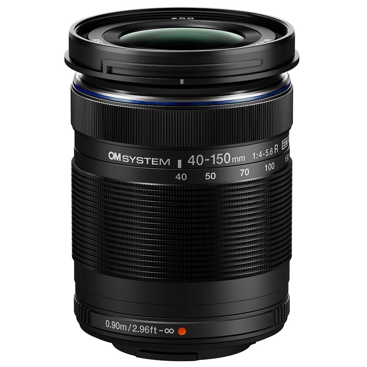 Объектив OM SYSTEM M.Zuiko Digital ED 40-150mm f/4-5,6 R для объектива Micro Four Thirds, черный